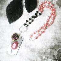Razor Blades And Roses Necklace