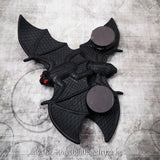 Crystal Eye Bat Magnet Set of 3
