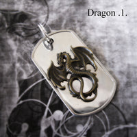 Brass Dragon Keychain Charm 2 options