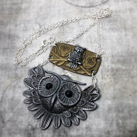 Owl Lovers Delightful Multi Owl Necklace