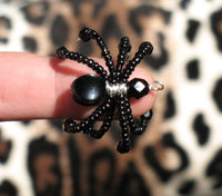 Basic Beaded Spider Or Christmas Spider charm Ornament Pendant